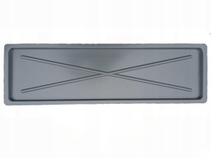 Rynienka suszarki 60 utwardzona szeroka 57, 5x  22,5 cm srebrna
