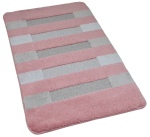 Dywanik łazienkowy SELECTION ROMA 50×80 różowo-popielaty – miękki i puszysty, Javo | Kraina-AGD