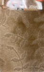 Dywanik łazienkowy SELECTION 50×80 camel – miękki, wzór listki, antypoślizgowy, Javo | Kraina-AGD
