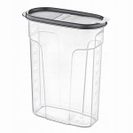 Pojemnik na żywność sypką 2,4 L Easyform Sapphire z miarką i klapką