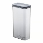 Pojemnik kuchenny 3 L Ambition Optimo z szarą pokrywką, na żywność sypką