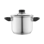 Garnek wysoki stal nierdzewna 16cm 2,3 L z pokrywą Emilio