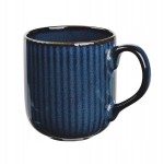 Kubek porcelanowy Reactive Stripes 400 ml granatowy