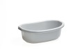 Jasnoszara miska owalna 12 L plastikowa Jagieło