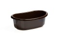 Brązowy kolor miski owalnej 30 l wanienka plastikowa