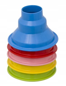 Lejek do słoików Odelo Plastic – do przetworów (mix kolorów)