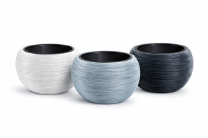 Doniczka Furu Bowl 44 cm okrągła plastikowa Prosperplast z wkładem