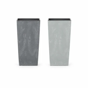 Donica wysoka 45 cm kwadratowa Urbi Square Beton Effect  Prosperplast