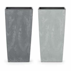 Donica wysoka 55 cm kwadratowa Urbi Square Beton Effect Prosperplast
