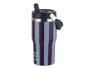 Kubek termiczny Bene 600 ml niebiesko-czerwony – stal nierdzewna