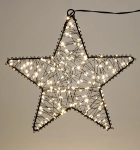Gwiazda świąteczna metalowa 27 cm – dekoracja bożonarodzeniowa
