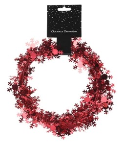 Łańcuch choinkowy płatki śniegu 5 metrów 