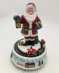 Scenka pozytywka świąteczna Led ruchoma 22cm