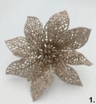 Kwiat na piku złoty 14x21cm