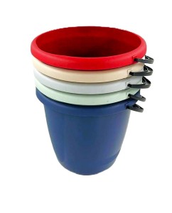 Wiadro z rączką plastikowe Delta 6 L różne kolory Artgos